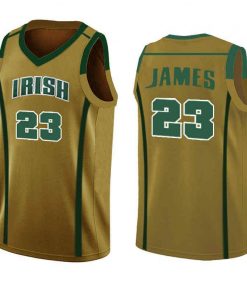 LeBron James Jersey - St Vincent St Mary High School (Gold)