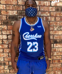 Black Lebron James #23 Crenshaw Basketball Jersey by Headgear