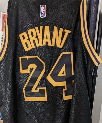 Men's Jersey, Bryant #8,#24 Commemorative Jersey Black Mamba