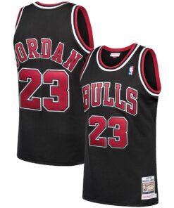 Chicago Bulls Michael Jordan Black 1997-98 Hardwood Classic Jersey