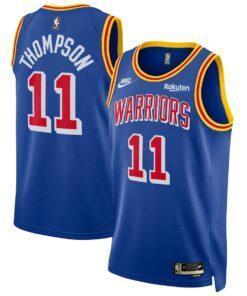 Golden State Warriors Klay Thompson 75th Anniversary Blue Jersey