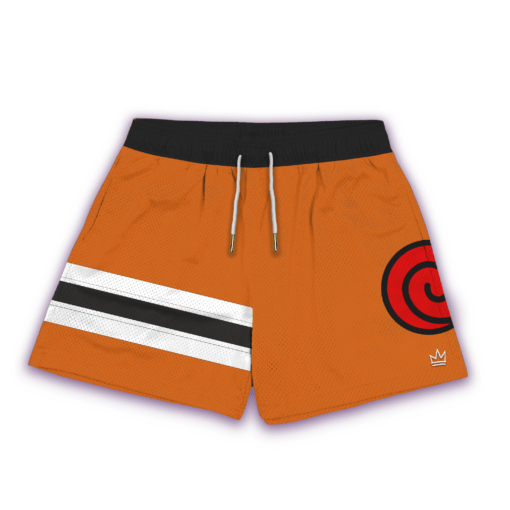 Naruto Uzumaki Theme Shorts (5.5 inch inseam) - Urban Culture