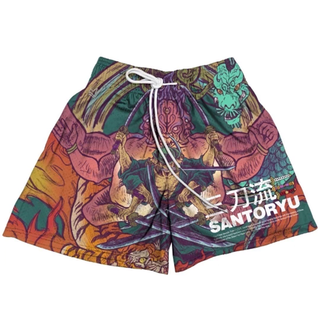 Santoryu One Piece Shorts Zoro - Urban Culture