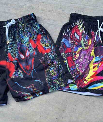 Marvel Hobie Brown Spider Punk Shorts photo review