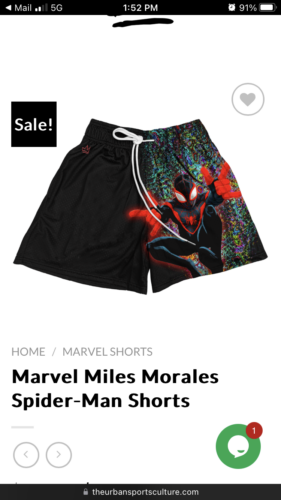 Marvel Miles Morales Spider-Man Shorts photo review